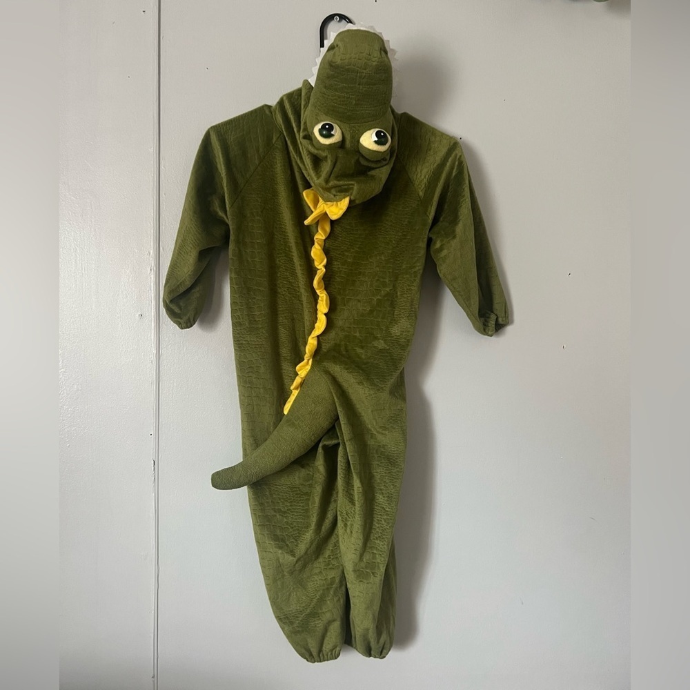 Green Dinosaur Kids Costume - Picture 3 of 6